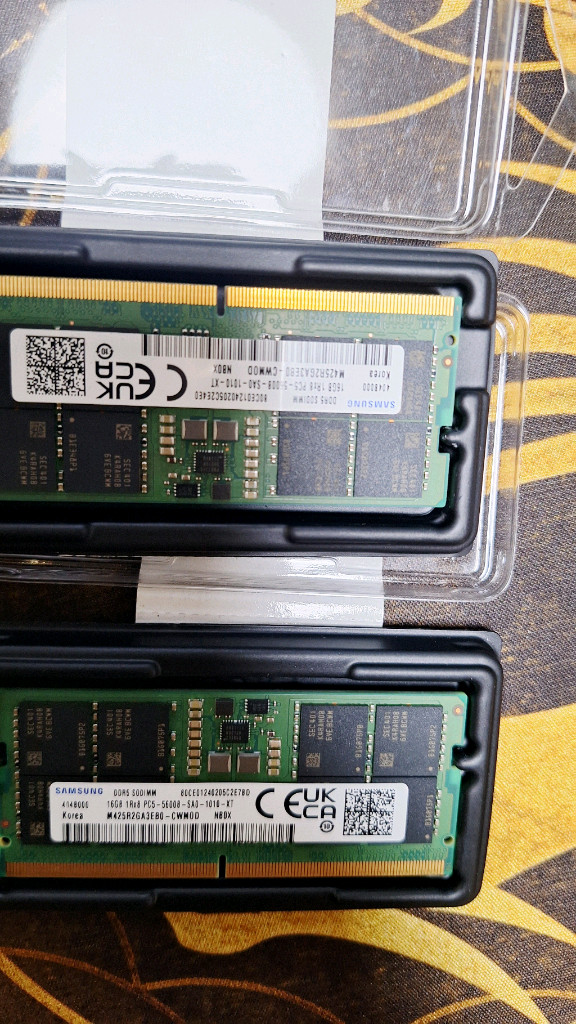 삼성 ddr5 16g 5600 노트북램 4개 팝니다. 이미지