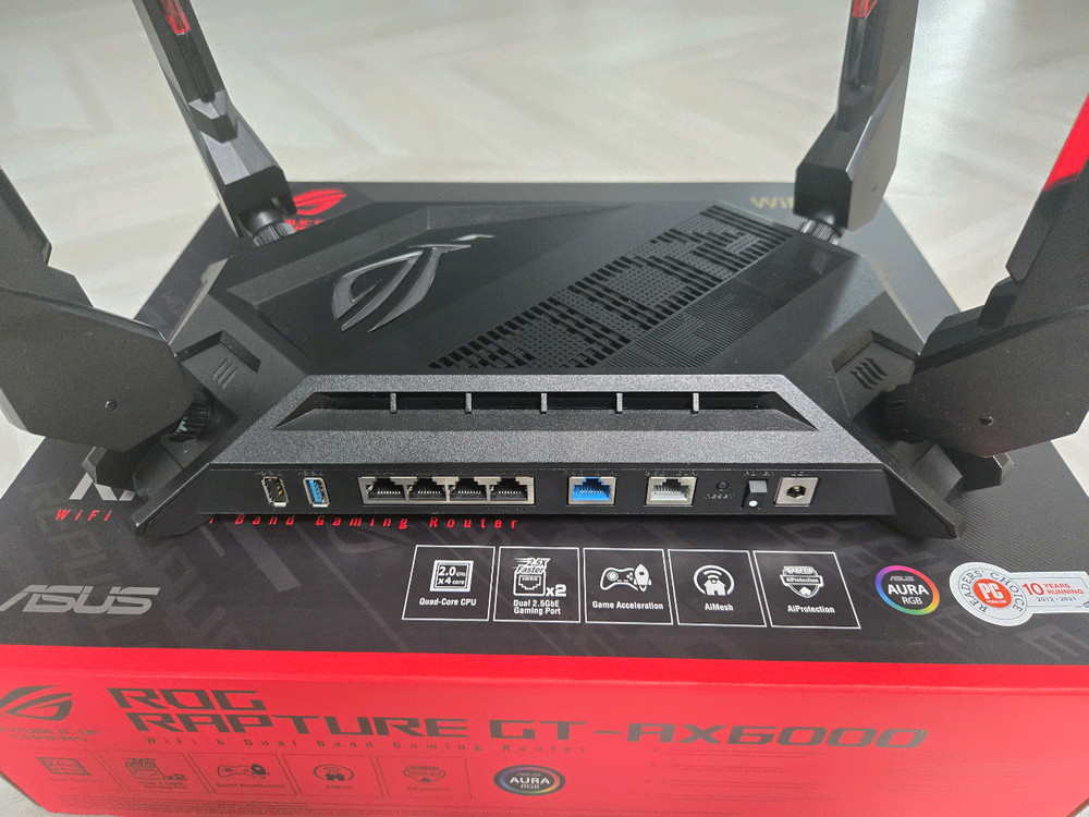 asus gt-ax6000 무선 공유기 팝니다 이미지