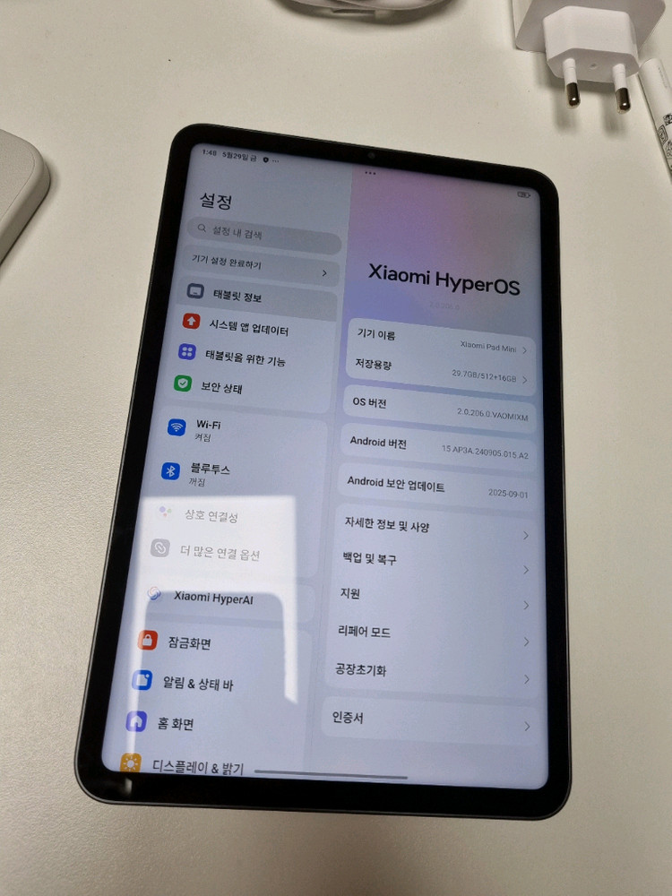 2026 샤오미 패드 미니 512Gb Ram12gb 고성능 원가 88만원 풀박,케이스,팬 이미지