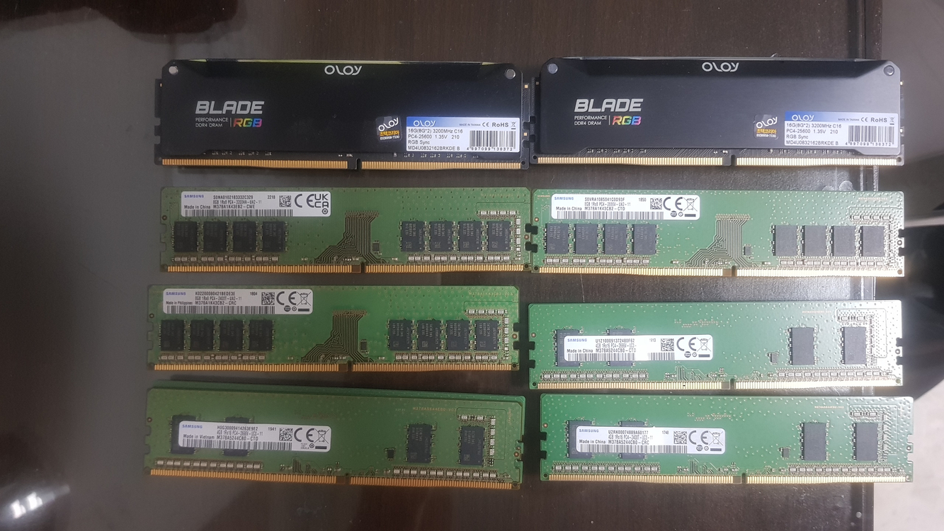 삼성전자 PC 데스크탑 노트북 RAM램 메모리 DDR4 DDR3 16기가 8기가 4기가 16gb 8gb 팝니다 이미지