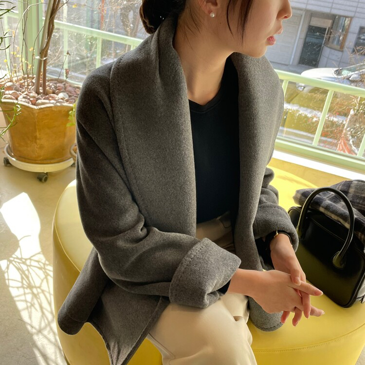 마벨비 숄카라 코트 1 그레이 이미지