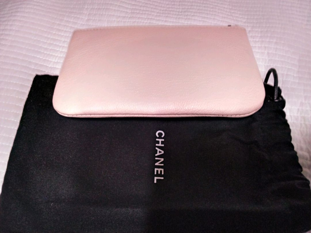 Chanel 미니파우치 핑크컬러 정품 이미지