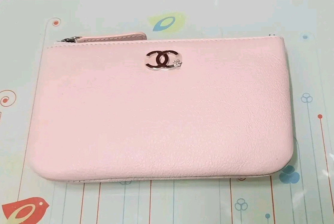Chanel 미니파우치 핑크컬러 정품 이미지