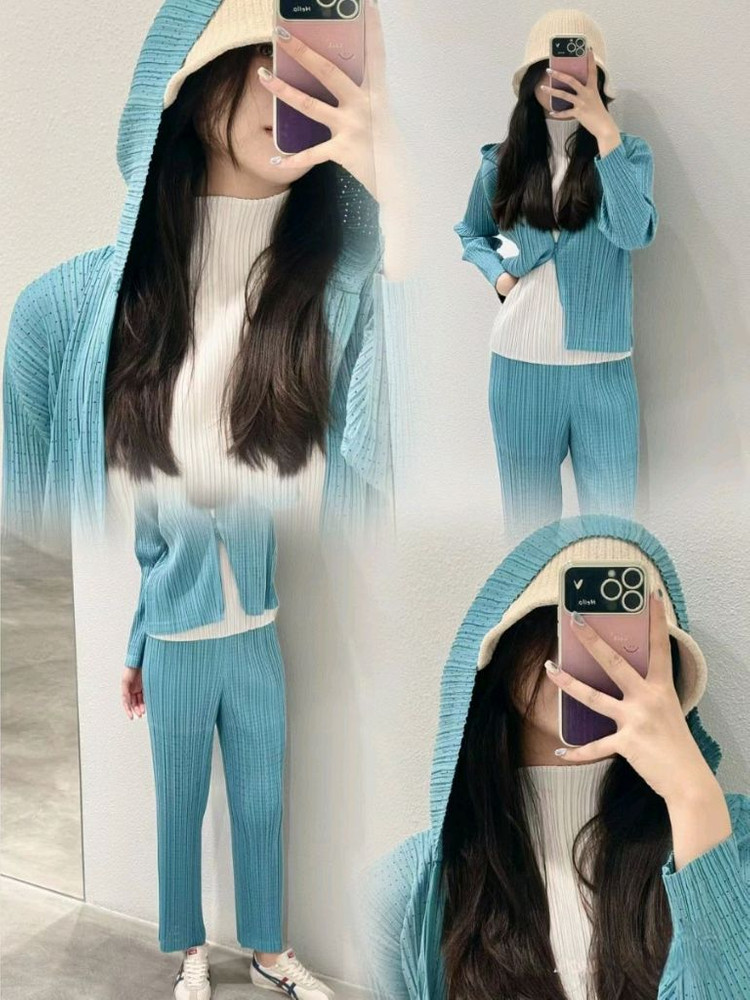 플리츠플리즈 스타더스트 원피스&후드 자켓 이미지