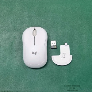 무소음 로지텍 M240 무선 블루투스 마우스 화이트 팜 이미지