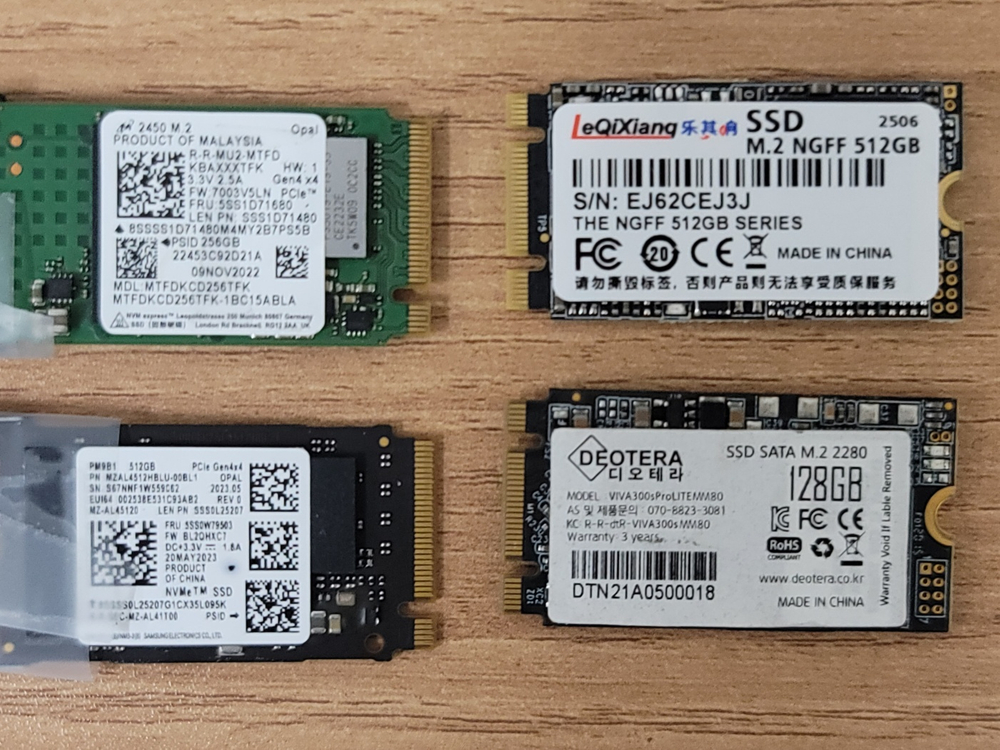 삼성 SSD PM9C1 PM9A1 256G 이메이션 인텔 마이크론 512G 2280 2450 등 이미지