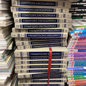 compton's encyclopedia 브리태니커 24권 세트 배송비 포함 안전결제 가능 백과사전 중고책 이미지