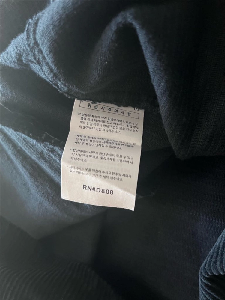 WV PROJECT 프레첼 코듀로이 셔츠 네이비 M 남여공용 90~95 JJLS7525 더블유브이프로젝트 이미지