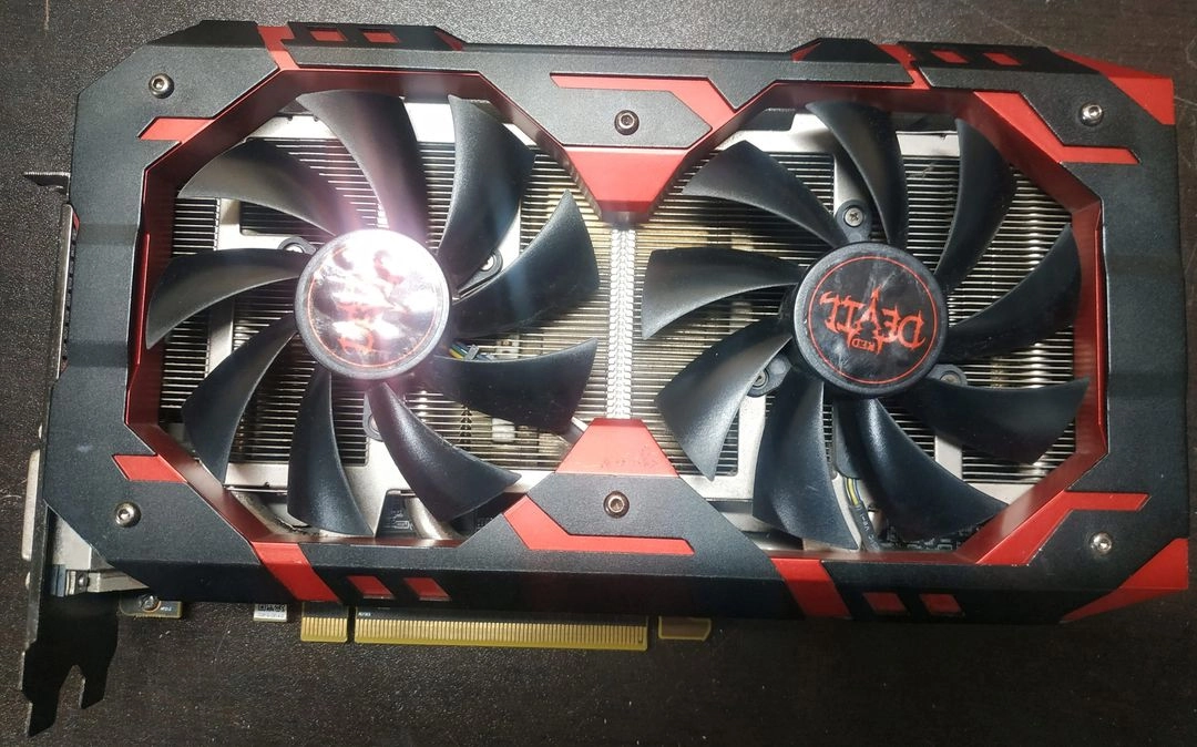 고장 부품용 RX 580 D5 8gb 그래픽카드 이미지
