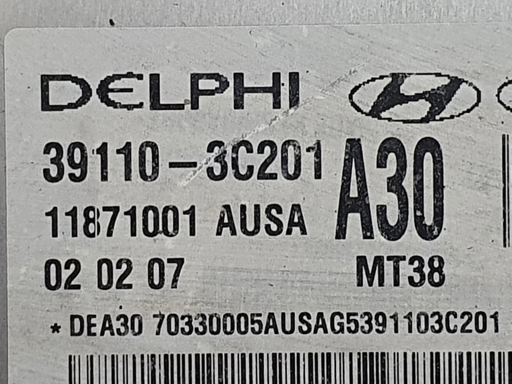 (중고) 그랜저TG 중고품 ECU (바로시동가능품) 39110-3C201 A30 / 391103C201 이미지