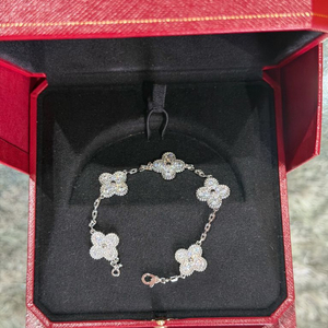 반클리프 팔찌 5모티브 다이아 18cm 이미지