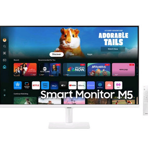 삼성 FHD M5 스마트 모니터 80.1cm (32) 화이트 이미지