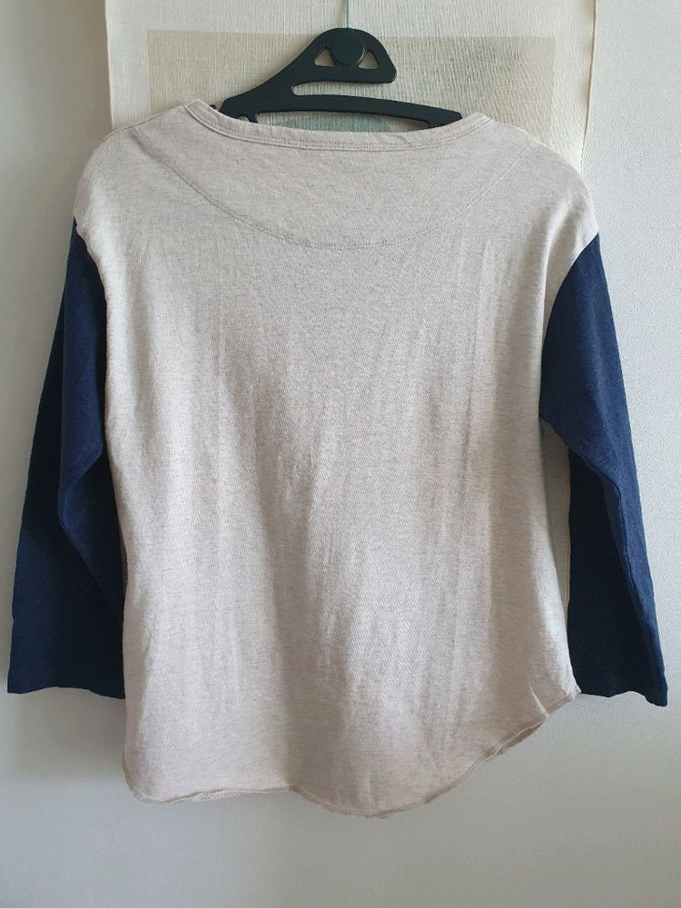 비아플레인 Via Ponny long sleeve T-shirt (Multi navy) 이미지