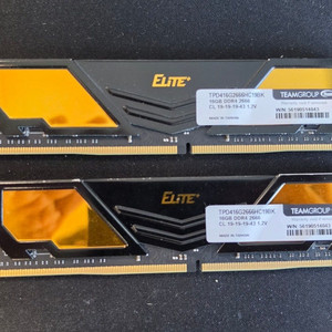 팀그룹 DDR4 16GB 2개 세트 (총32GB - DDR4 2666) 이미지
