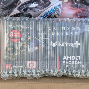 SAPPHIRE 라데온 RX 9070 XT NITRO+ OC D6 16GB 붉은사막 에디션 팝니다. 이미지