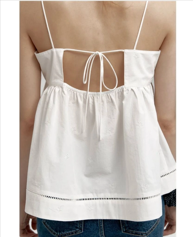 샵엠 베로니카 슬리브리스 화이트 s사이즈 veronica sleeveless 이미지