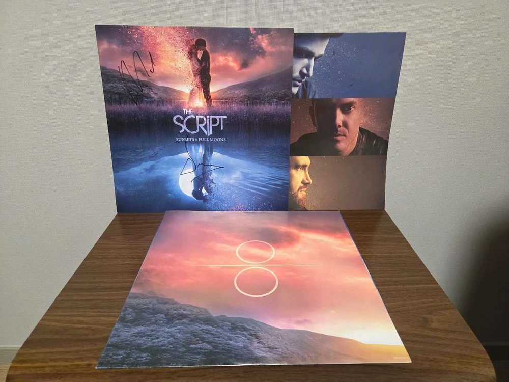The script 친필 사인 LP 이미지