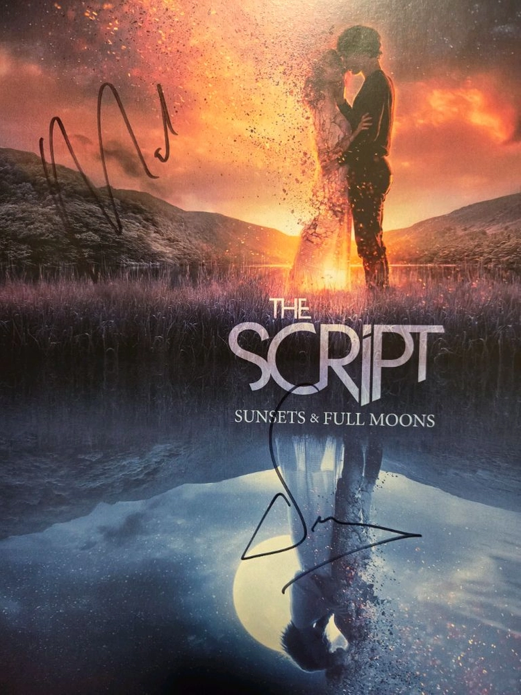 The script 친필 사인 LP 이미지