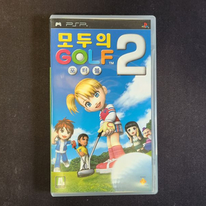 모두의 골프 2 포터블 국내 정발판 상태 최상 케이스 PSP UMD 이미지