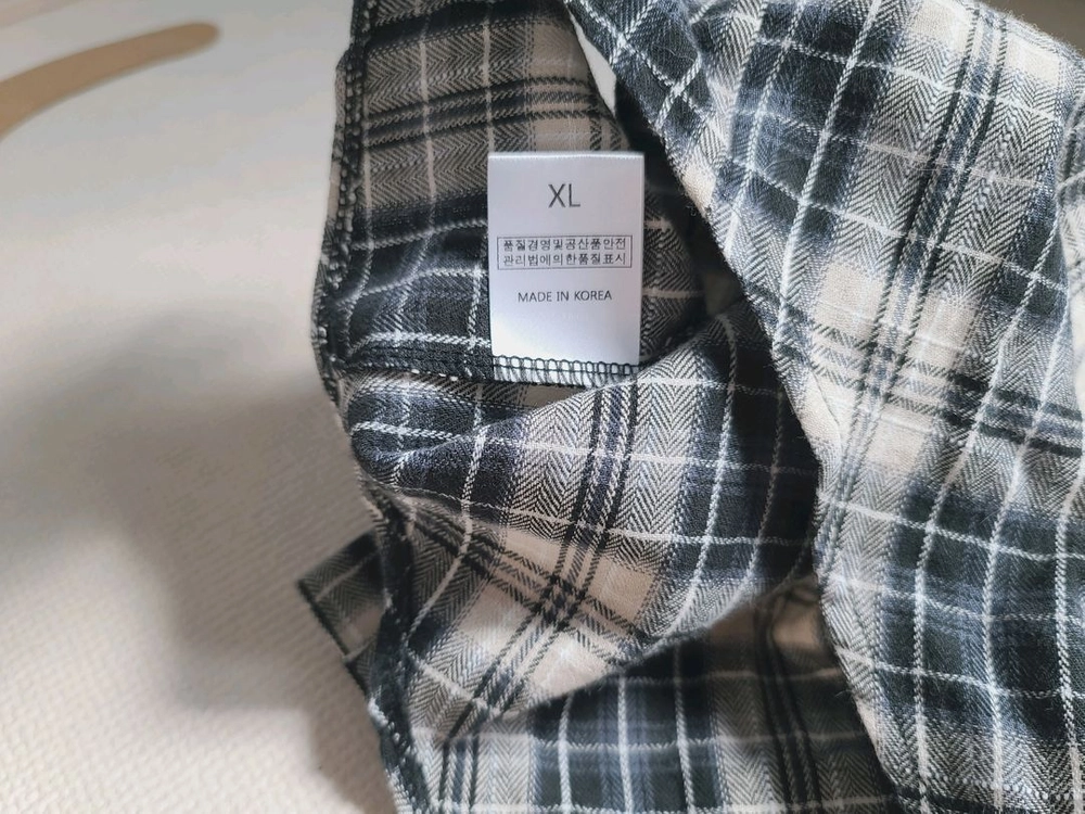 새상품 XL ) 체크셔츠 강아지옷 반려견 애견의류 봄가을룩 레이어드룩 트로이스포인트 이미지