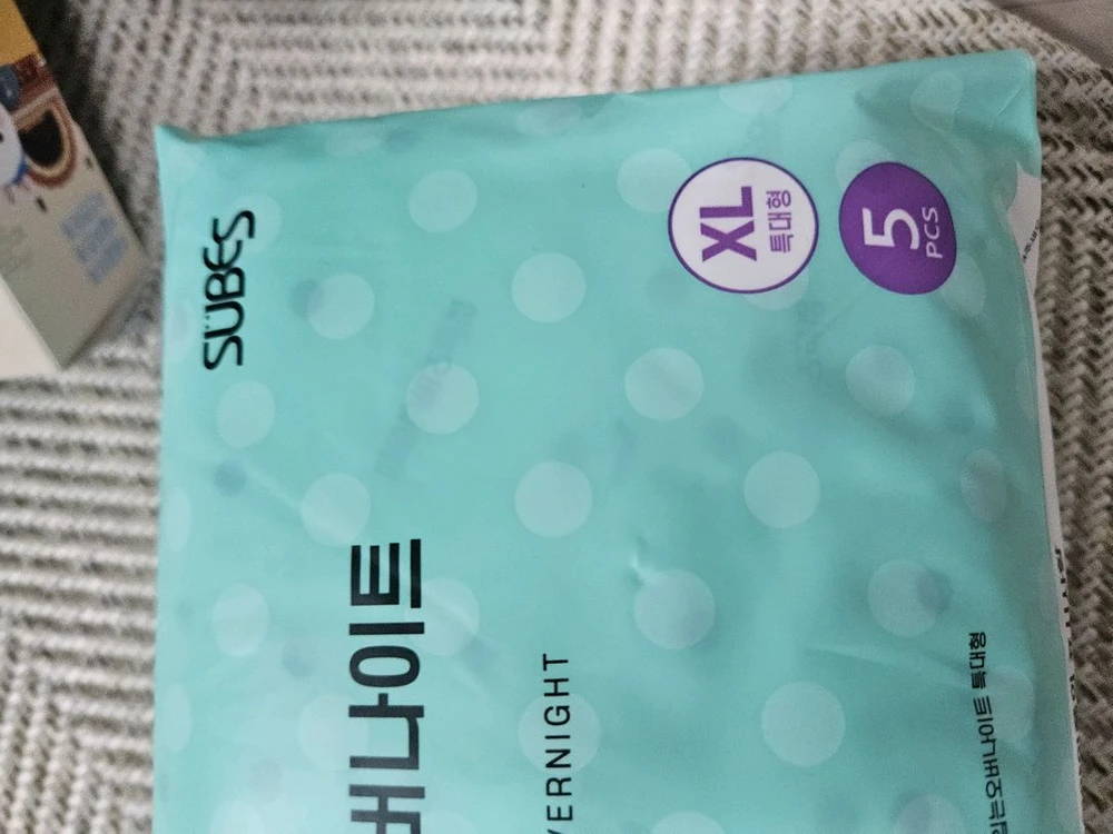 핑크랩 오버나이트 L 4개입 3팩 + 수페스 오버나이트 XL 5개입 1팩 이미지