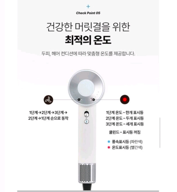 BLDC 헤어 드라이기 드라이어 이미지