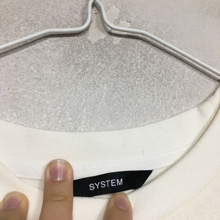 24 SYSTEM 시스템 옴므 오버사이즈 반팔 티셔츠 105 이미지