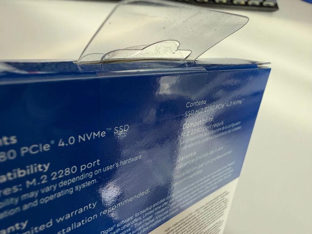 [NVMe SSD]WD SN580 1TB(미개봉) 이미지