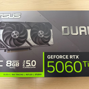 Asus RTX 5060 Ti dual Oc 미개봉 이미지