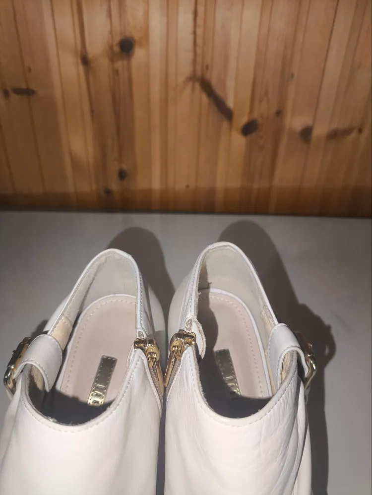 235mm 닥스 오픈토 부티 힐 구두 9cm 이미지