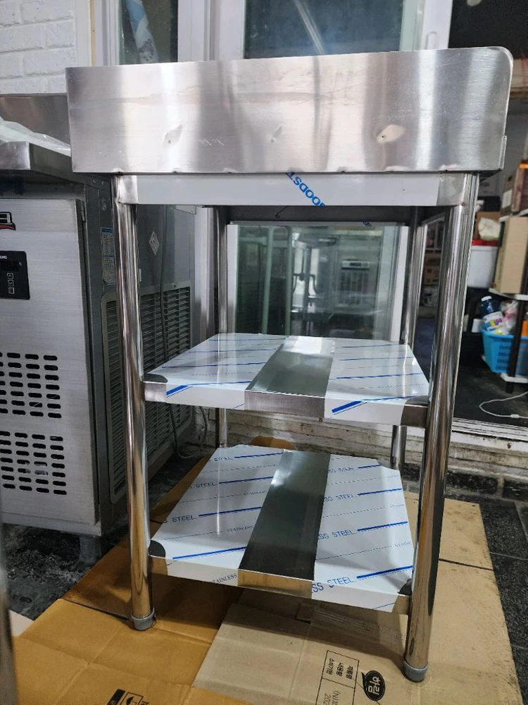 업소용 스텐 3단 작업대 600x600 이미지