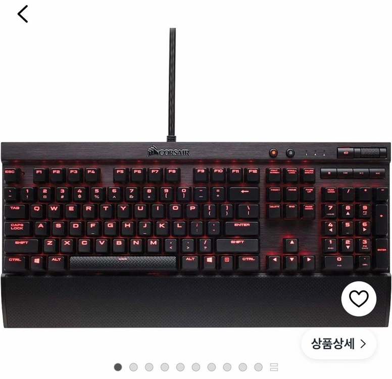 커세어 k70 럭스 적축 팝니다 이미지