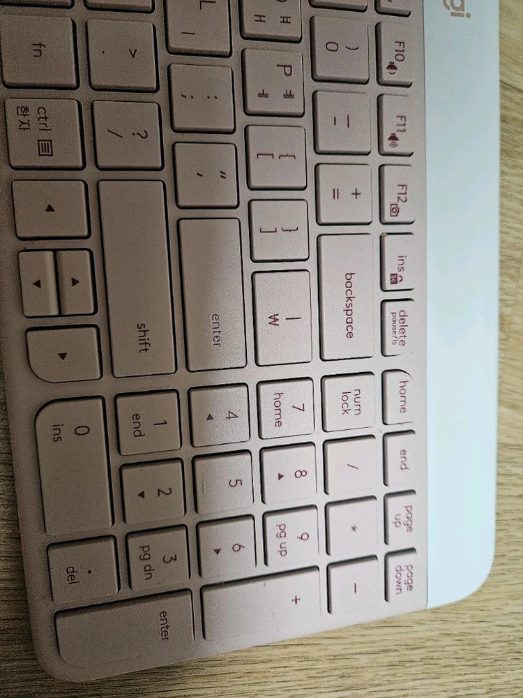 로지텍 저소음 무선 키보드및마우스셋트 이미지