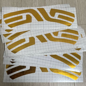 엔비 금장 자전거 휠 데칼 이미지