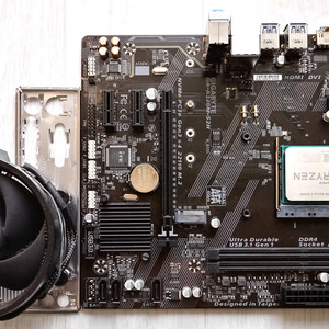 GA-A320M-S2H Gigabyte보드+RYZEN3 2200G(3.5GHz,4코어,4스레드,레이븐릿지)CPU 이미지
