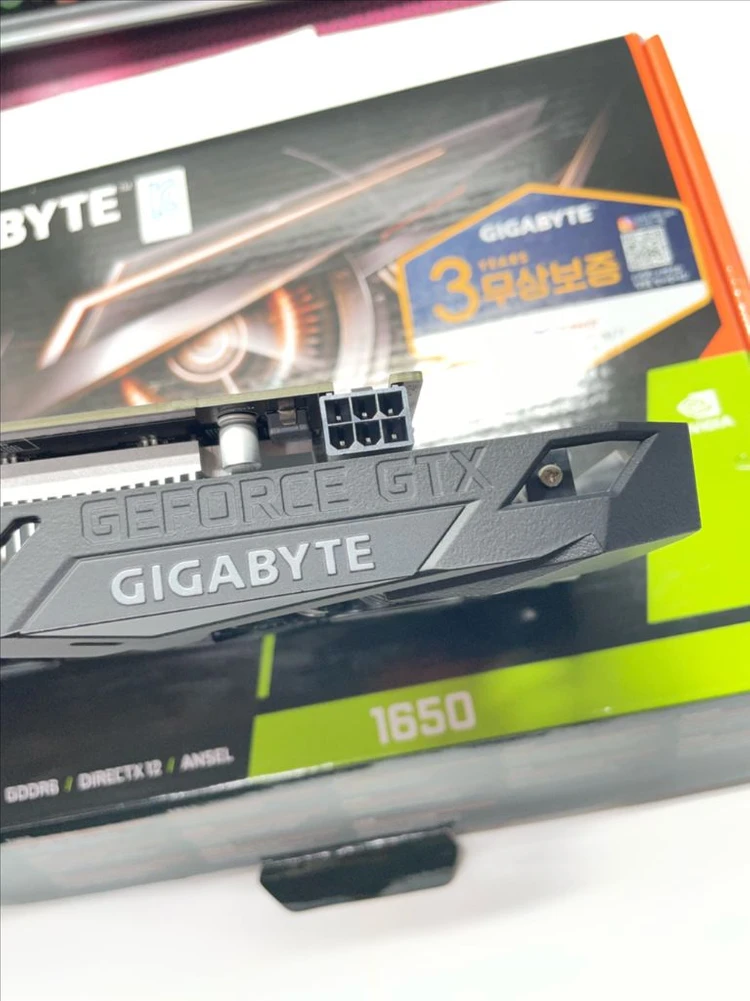 기가바이트 그래픽카드 GTX 1650 4g 이미지