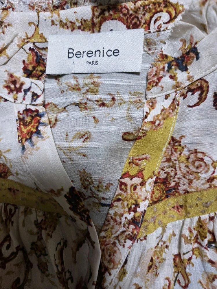 베르니스 Berenice 22 프린트 프릴 블라우스 이미지