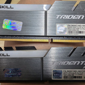 DDR4 GSKILL 4000 8GB x 2 3600 8GB x2(총4개) 팝니다. 이미지