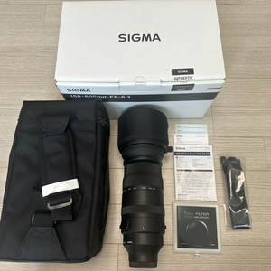 시그마 S 150-600mm F5-6.3 DG DN OS 소니마운트 망원렌즈 판매합니다 이미지