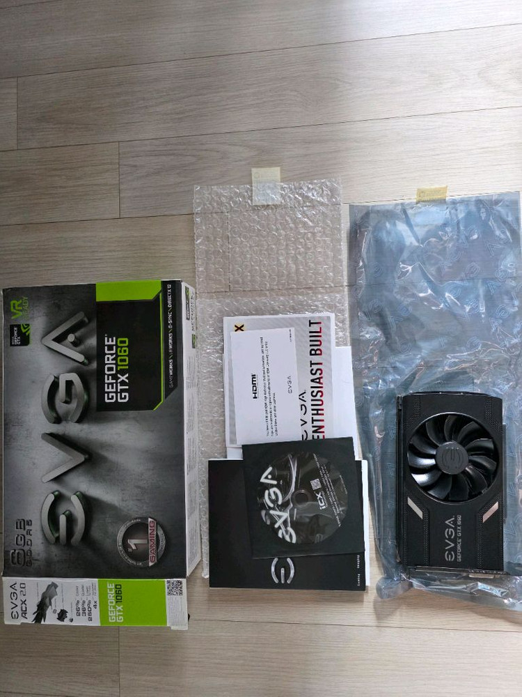 EVGA GeForce GTX 1060 6G 그래픽카드 이미지
