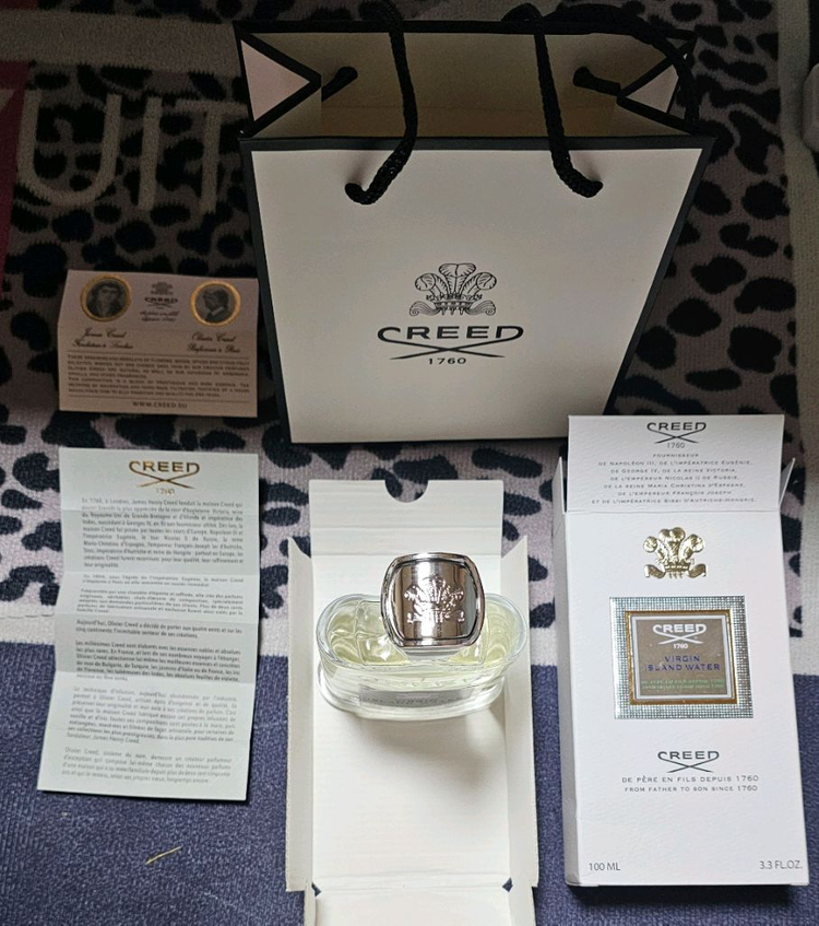크리드 버진 아일랜드 워터 100ml 향수 미개봉 새상품 쇼핑백 이미지