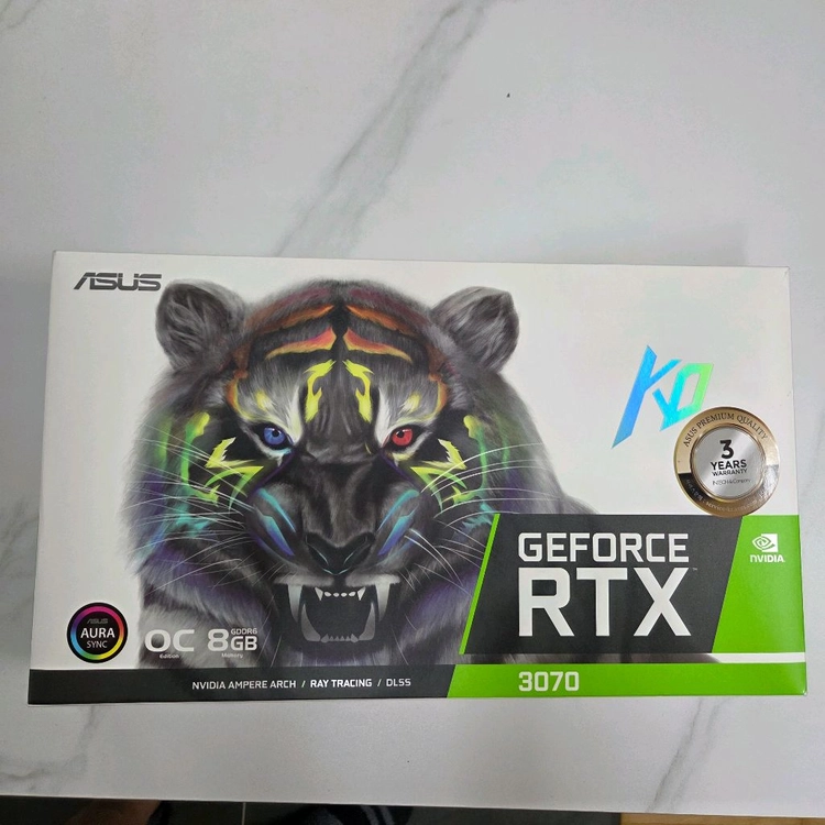 ASUS RTX3070 KO 그래픽카드 이미지