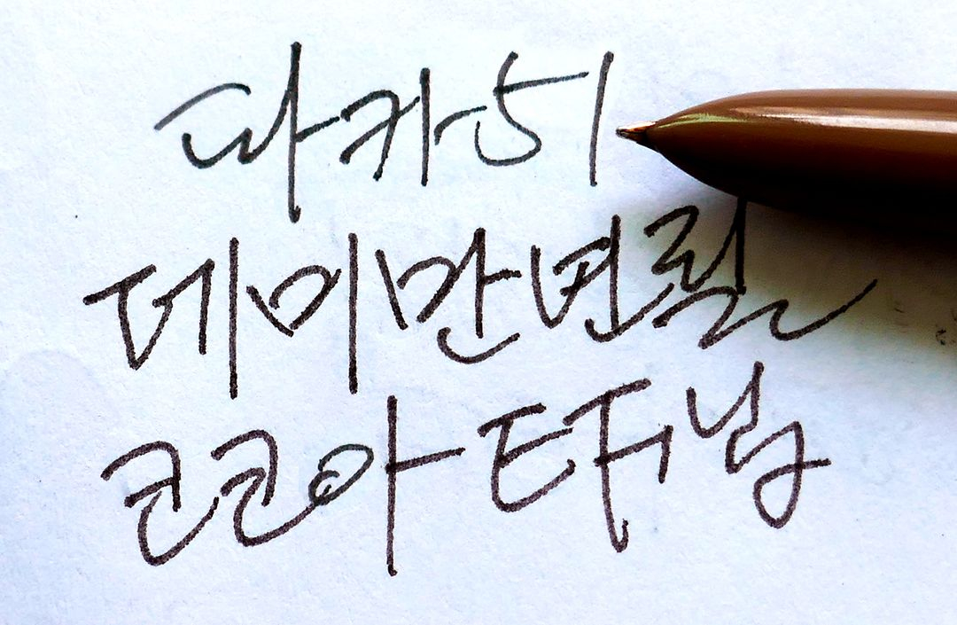 파카 51 데미 만년필 코코아색 -EF 이미지