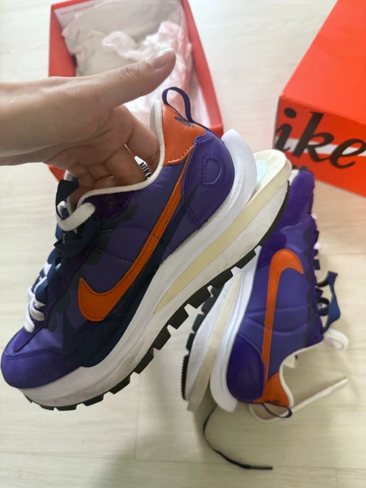 나이키 x 사카이 베이퍼와플 다크 아이리스 235사이즈 이미지