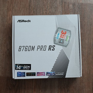 에즈락 B760M PRO RS 메인보드 이미지