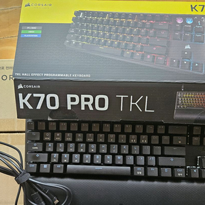 커세어 k70 pro tkl 자석축 키보드 이미지