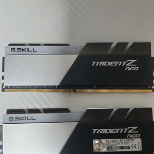 DDR4 램 32GB 메모리 G.Skill Trident Z Neo DDR4 32GB(16x2) 3200MHz cl 이미지