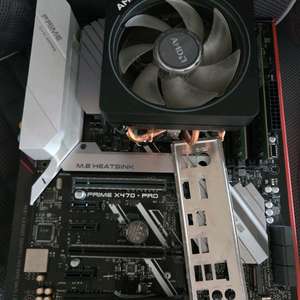 라이젠 5600x , x470 prime 팔아요(레이스쿨러포함) 이미지