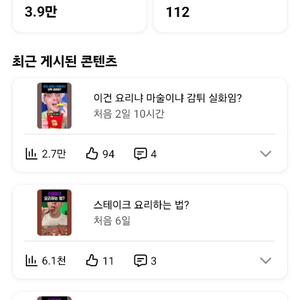 37,363명 국내 알고리즘 유튜브 채널 이미지