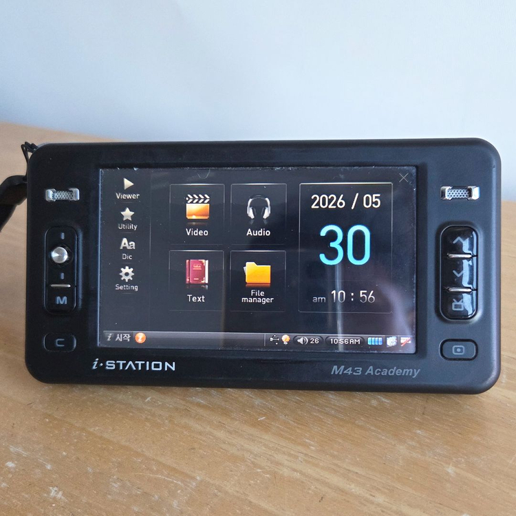 iSTATION 포터블 멀티미디어 플레이어 PMP M43아카데미 60G 이미지